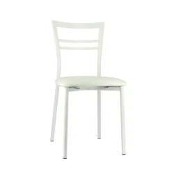 Go 1419 Chaise de cuisine rembourrée en synthétique et métal