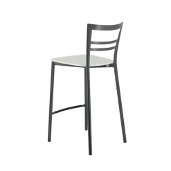 Go Clip Connubia® Tabouret snack contemporain en métal et multiplis bois