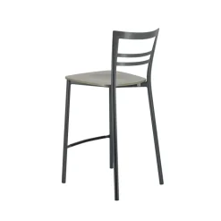 Go Clip Connubia® Tabouret snack contemporain en métal et multiplis bois