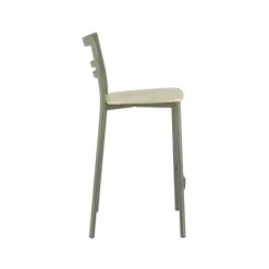Go Clip Connubia® Tabouret snack contemporain en métal et multiplis bois