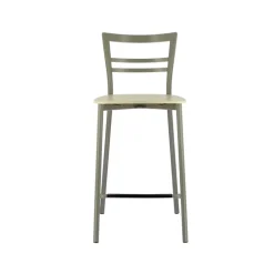 Go Clip Connubia® Tabouret snack contemporain en métal et multiplis bois
