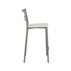 Go Clip Connubia® Tabouret snack contemporain en métal et multiplis bois