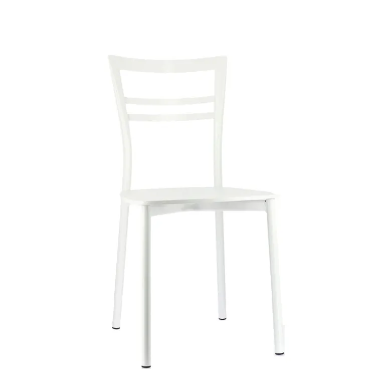 Go Connubia® Chaise contemporaine en métal et assise multiplis bois