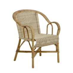 Grand père MarcelFauteuil en rotin vintage