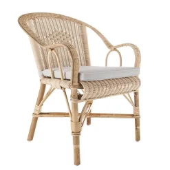Grand père MarcelFauteuil en rotin vintage