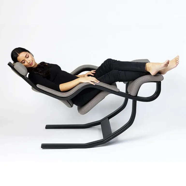 Gravity Varier® Fauteuil de relaxation en tissu et bois