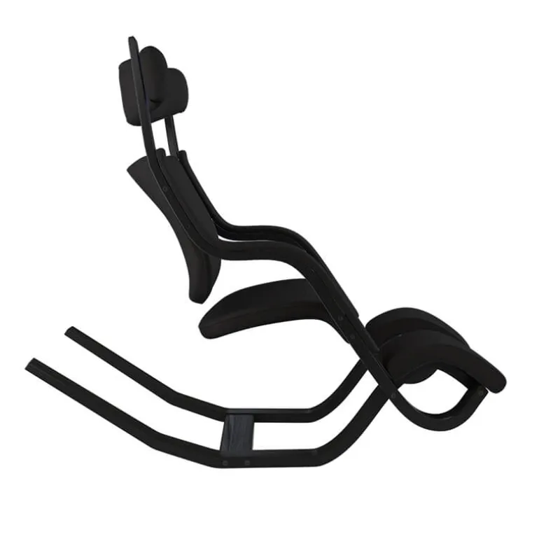 Gravity Varier® Fauteuil de relaxation en tissu et bois