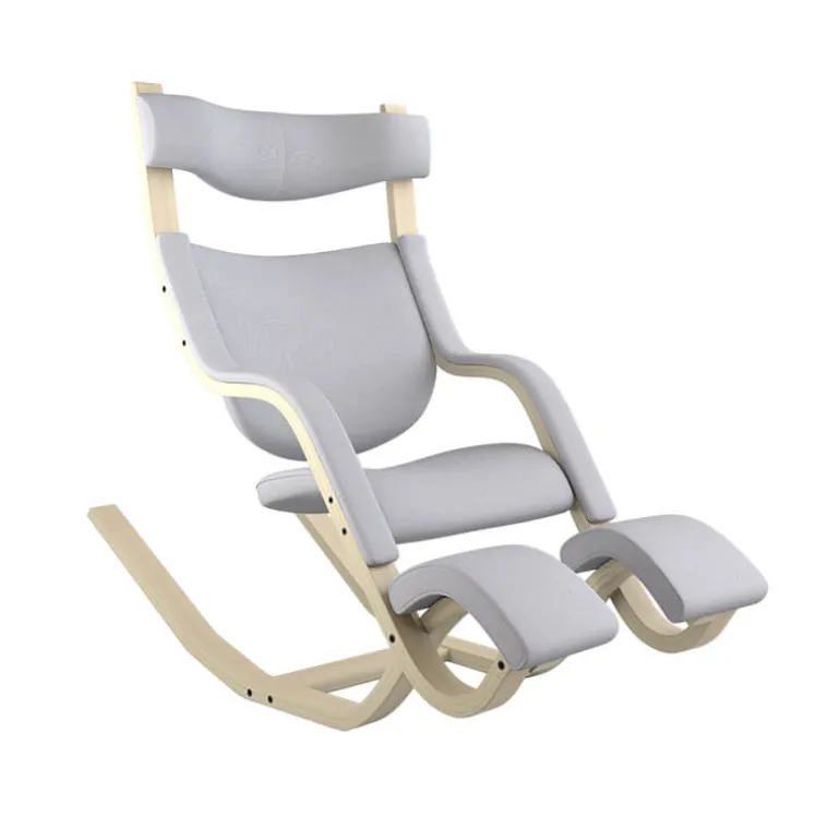 Gravity Varier® Fauteuil de relaxation en tissu et bois