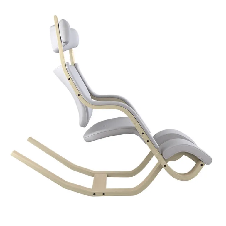 Gravity Varier® Fauteuil de relaxation en tissu et bois