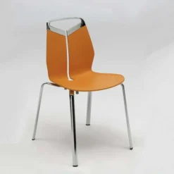 Gripp Chaise design coque polypropylène pieds en métal