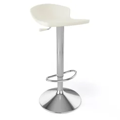Guliver Tabouret italien réglable en hauteur et pivotant en technopolymère et métal chromé