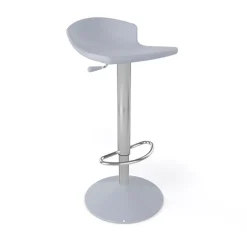 Guliver Tabouret italien réglable en hauteur et pivotant en technopolymère et métal chromé