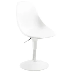 Harmony Chaise réglable en hauteur et pivotante design en technopolymère blanc