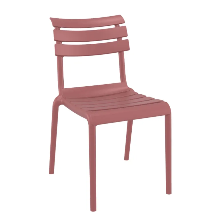 Helen Chaise de jardin moderne empilable en polypropylène