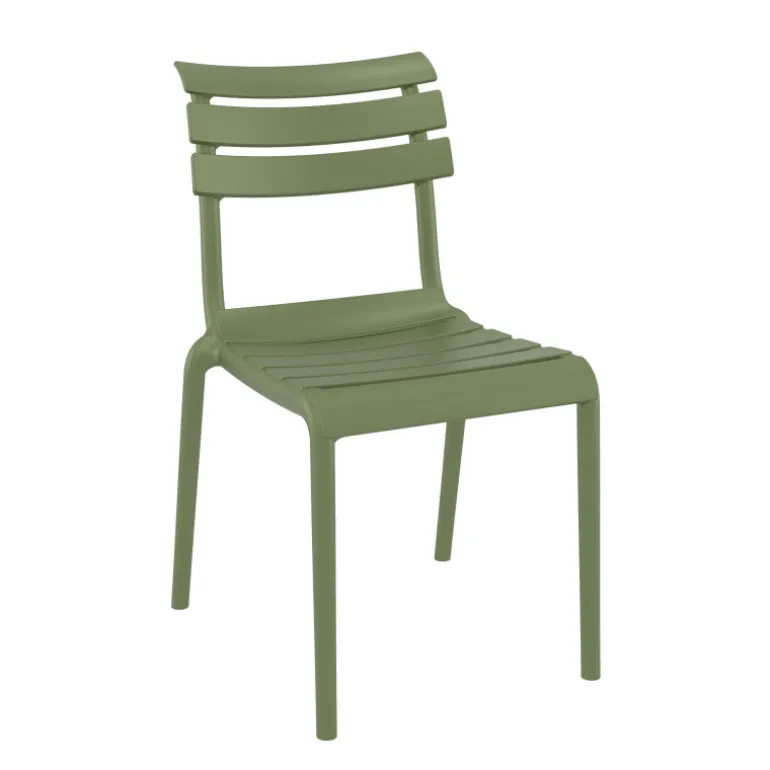 Helen Chaise de jardin moderne empilable en polypropylène
