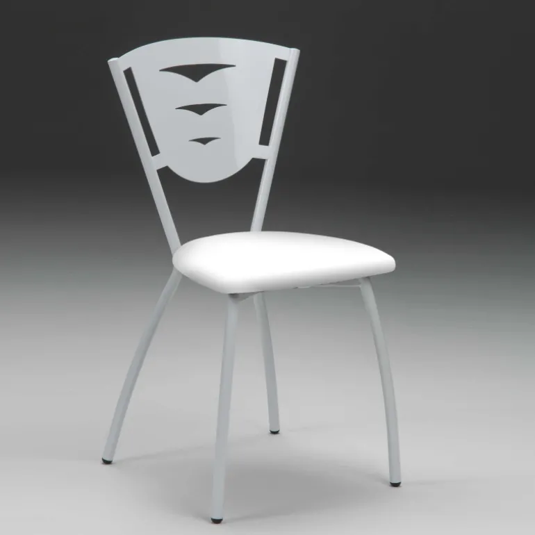 Hévéa Carrier® Chaise de cuisine en métal fabriquée en France