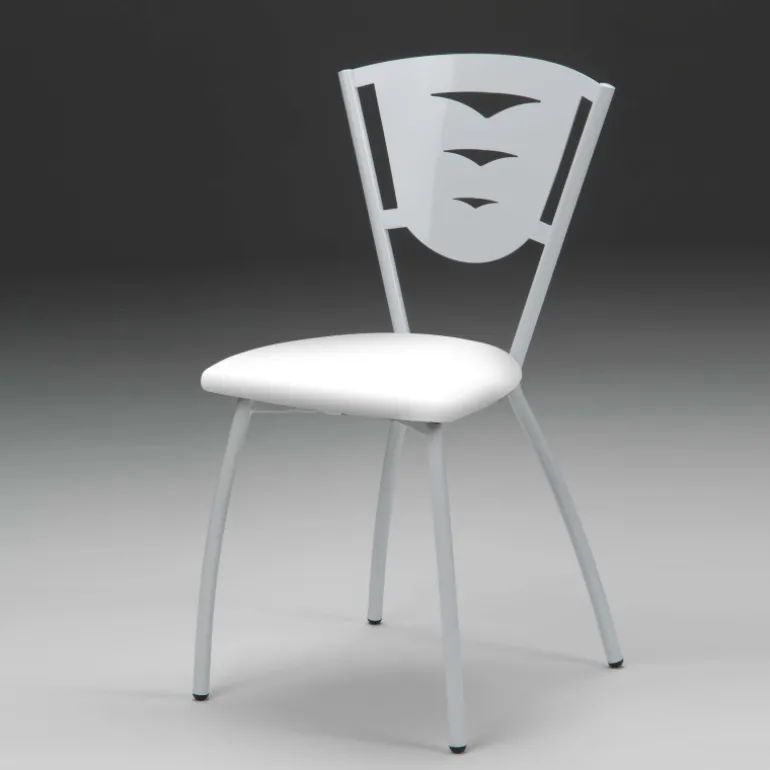 Hévéa Carrier® Chaise de cuisine en métal fabriquée en France