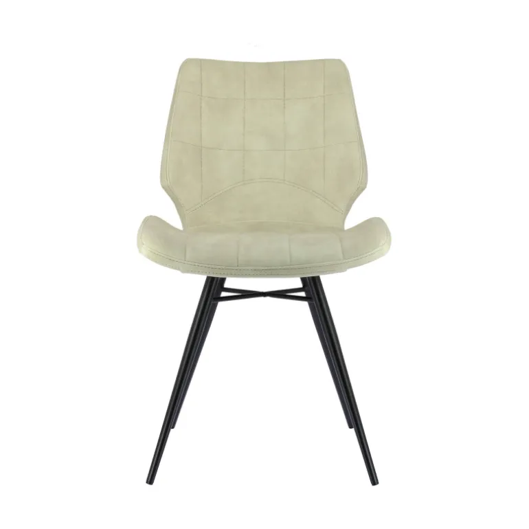 IbérisChaise design vintage rembourrée en velours