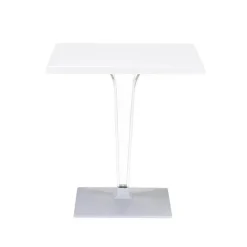 Ice Table carrée en polycarbonate et stratifié