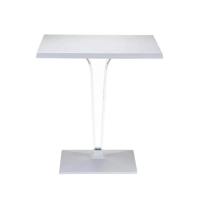 Ice Table carrée en polycarbonate et stratifié