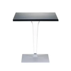 Ice Table carrée en polycarbonate et stratifié