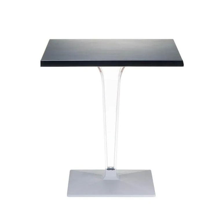 Ice Table carrée en polycarbonate et stratifié