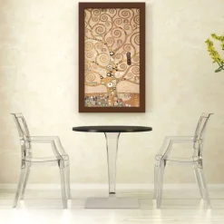 Ice Table design ronde en polycarbonate et stratifié