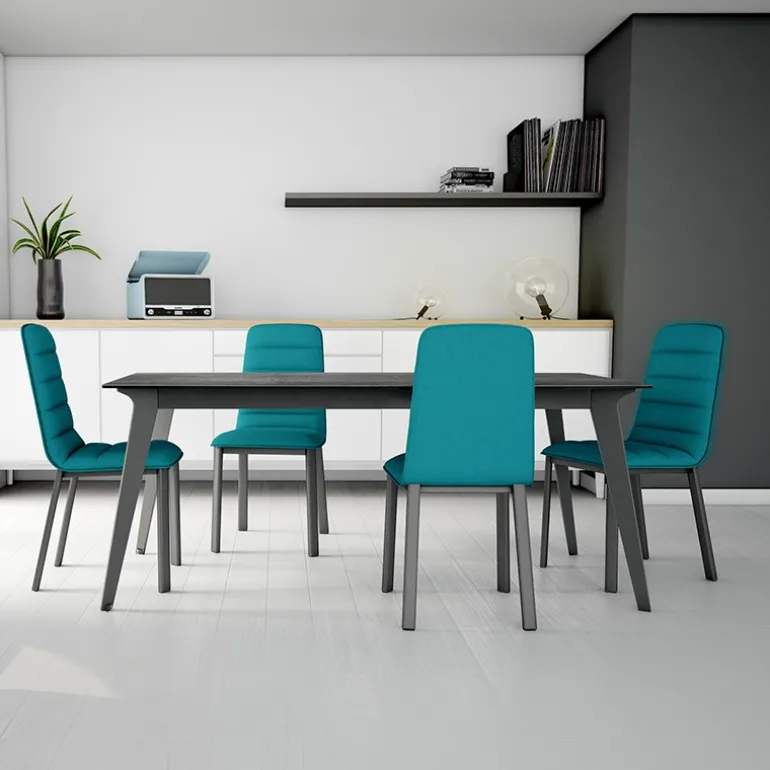 Infiné Table de salle à manger en céramique extensible