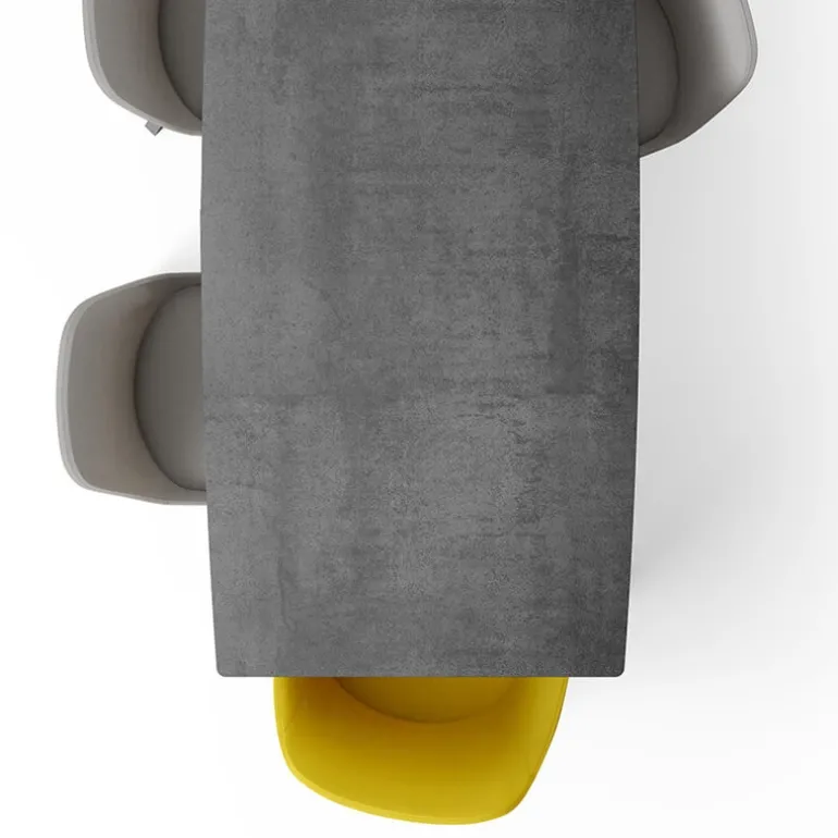 Infiné Table de salle à manger en céramique extensible