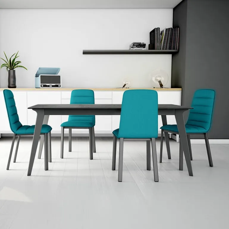 Infiné Table de salle à manger plateau en céramique