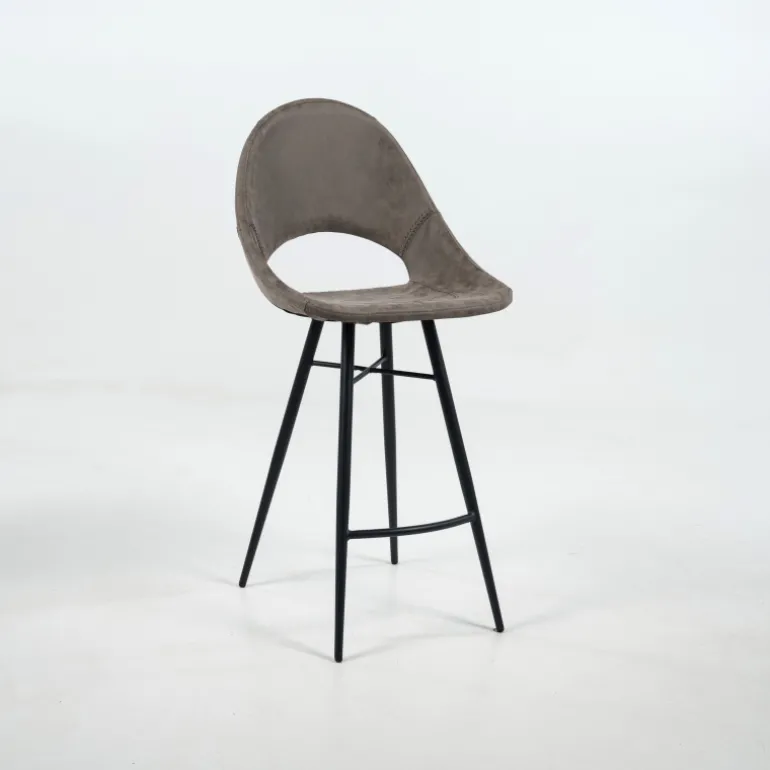 IsidoreTabouret snack design avec coque ajourée