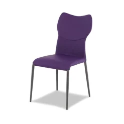 Jade Chaise moderne italienne avec pieds en métal