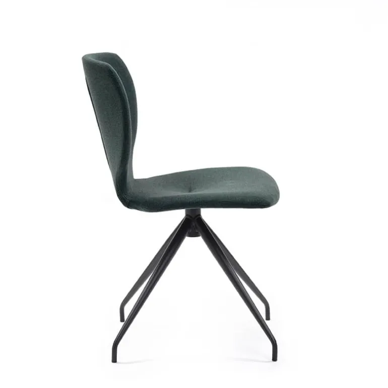 Jeanne Mobitec® Chaise tendance en tissu avec pieds en métal