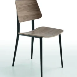 Joe Midj® Chaise vintage en bois et métal