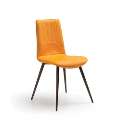 Kansas Chaise italienne moderne avec pieds en métal