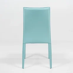 Kesha Chaise contemporaine en croûte de cuir