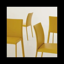 Kiris Chaise en croûte de cuir italienne