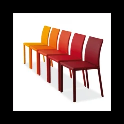 Kiris Chaise en croûte de cuir italienne