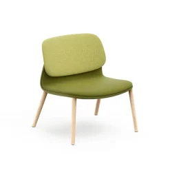 Klik Chauffeuse confortable en tissu pieds bois made in France