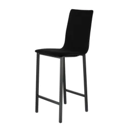 Koko Mobliberica® Tabouret snack en tissu dossier haut