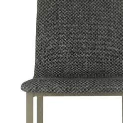 Koko Mobliberica® Tabouret de bar dossier haut en tissu