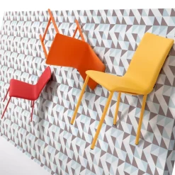 Koko Moblibérica® Chaise contemporaine rembourrée espagnole en simili