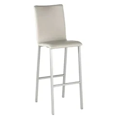 Koko Tabouret snack Mobliberica® rembourré dossier haut en simili