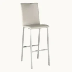 Koko Tabouret snack Mobliberica® rembourré dossier haut en simili