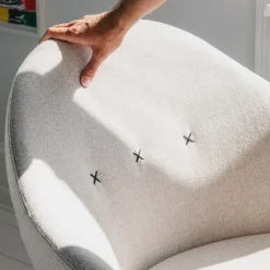 Kokon club Varier® Fauteuil pivotant confortable en tissu design