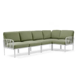 Komodo Canapé modulable d'extérieur 5 places