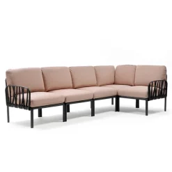 Komodo Canapé modulable d'extérieur 5 places