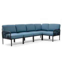 Komodo Canapé modulable d'extérieur 5 places