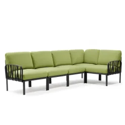 Komodo Canapé modulable d'extérieur 5 places