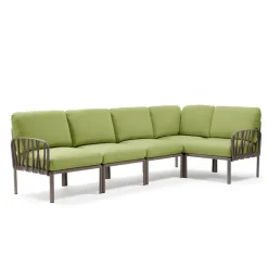Komodo Canapé modulable d'extérieur 5 places